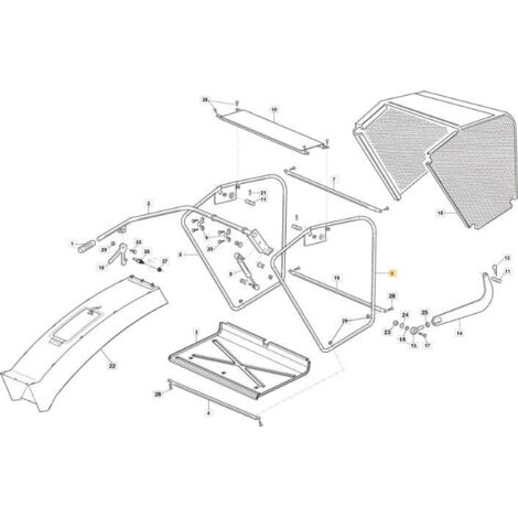 KIT PANIER CÔTÉ GAUCHE VRN ORIGINAL STIGA - 118830499/0