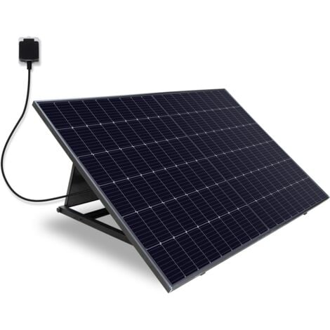 Kit panneau solaire 425 W Mecafer - IP 67 + micro onduleur WIFI + supports en aluminium + câble de raccordement 3 m