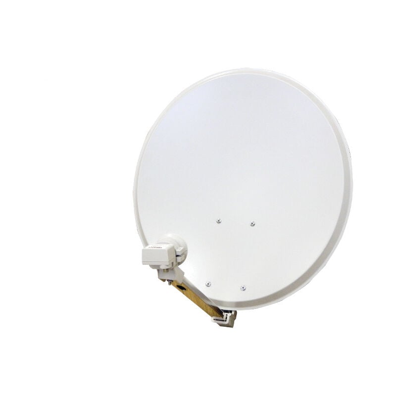 Parabole tv 65cm acier avec lnb