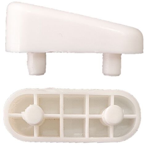 Kit paracolpi inclinati in plastica per copriwater