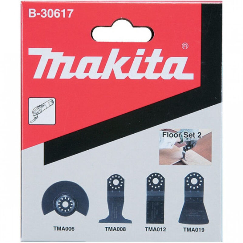 Makita - Jeu de lames pour découpeur ponceur starlock (4 pcs) B-67505
