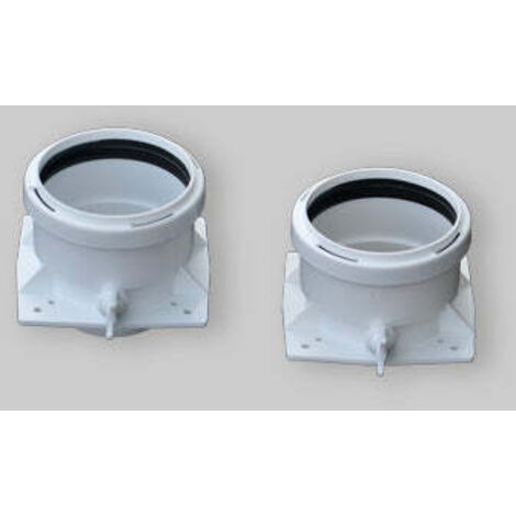Kit partenza sdoppiato diametro 80mm con ispezione ferroli 041039x0