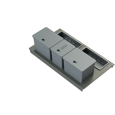 TECNOINOX 90 cm - Altezza: 26 cm - Colore o Finitura: Grigio antracite