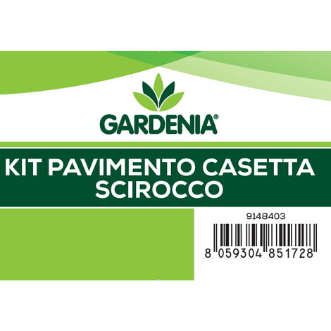 Kit pavimento gardenia per casetta in lamiera modello scirocco