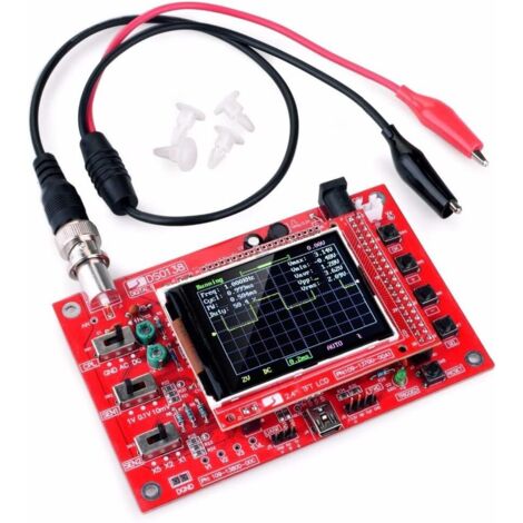 Kit pédagogique de montage sur carte PCB pour oscilloscope numérique 0-200 kHz 2,4" (accessoires DSO138)