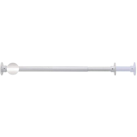 Kit penderie télescopique bg longueur 40 à 60 cm blanc