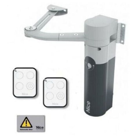 Kit Per Cancello a Battente 1 Mono Anta 1,8mt WALKY 1024 BD NICE WALKY1024BDKCE