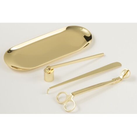 Kit per Candele 25x11.5x4.3 cm Oro