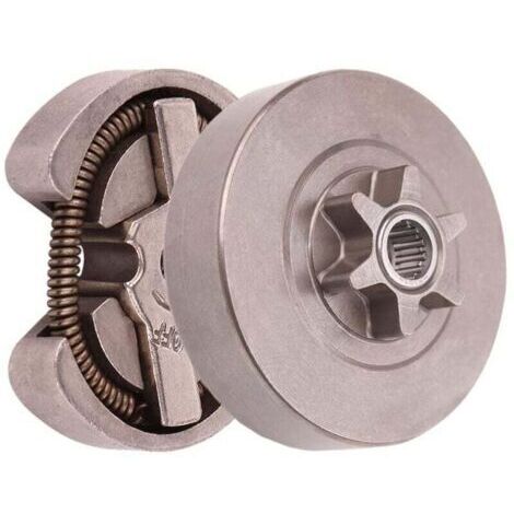 Kit per il montaggio del tamburo del giunto con ingranaggio dentato rettilineo, 3/8", 6 denti, per modelli di motosega 120, 36, 41, 136, 137, 141, 142, 235, 235E, 240, 236