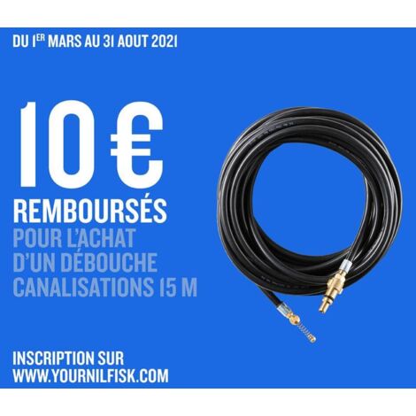 Kit per la pulizia dei tubi 15m