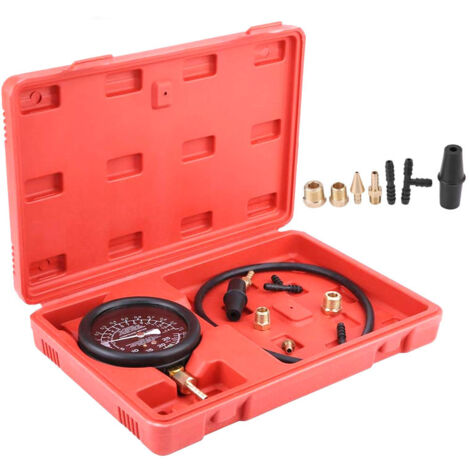 Kit per manometro del vuoto del motore, pompa del vuoto e tester del vuoto per motori di automobili