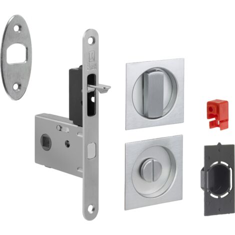 Kit Per Porte Scorrevoli Easy G500T Con Nottolino Bianco