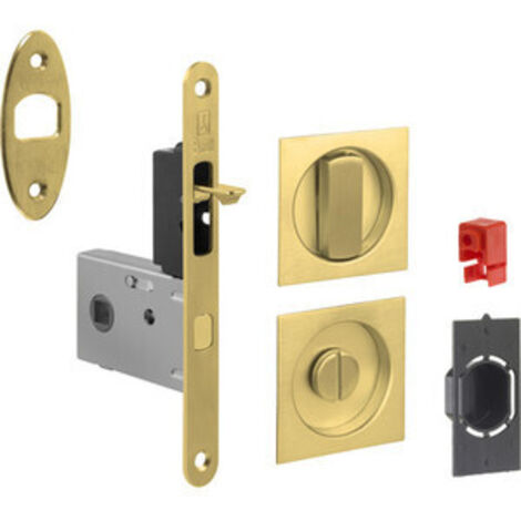 Kit Per Porte Scorrevoli Easy G500T Con Nottolino Oro Lucido