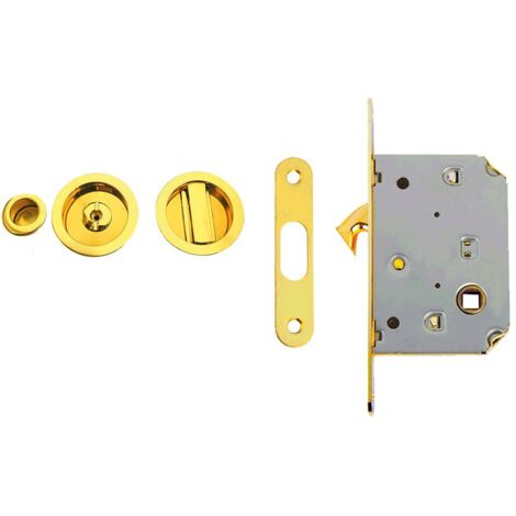 KIT PER PORTE SCORREVOLI finitura oro lucido