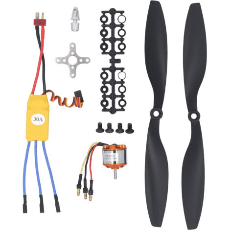 Kit per quadricottero RC A2212 13T 1000KV con motore brushless e ESC da 30A per aereo 550.