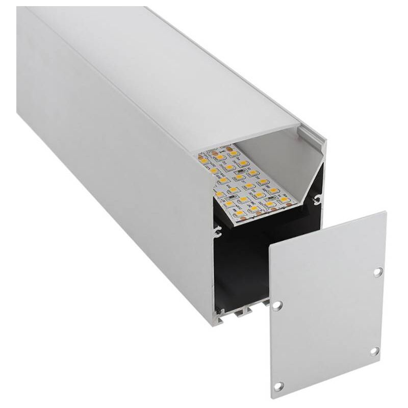 Ledbox - kit - Perfil aluminio serk para tiras led, 2 metros