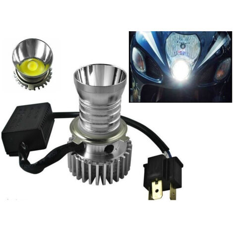 Kit Phare Moto Led Xénon Blanc 8 000 K 20 W Zy1962