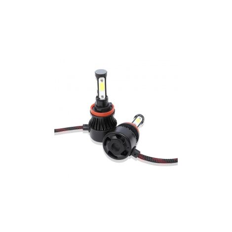 Ampoule LED H8 Moto - Taille Mini, Puissante et Ventilée - Port Offert !