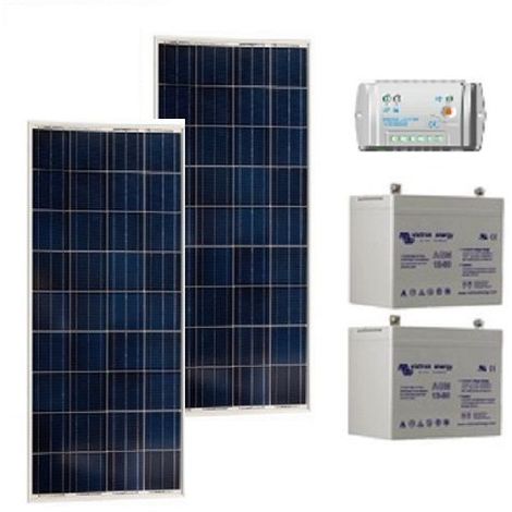 Kit Starter Panneau solaire 100W 12V monocristallin Régulateur de