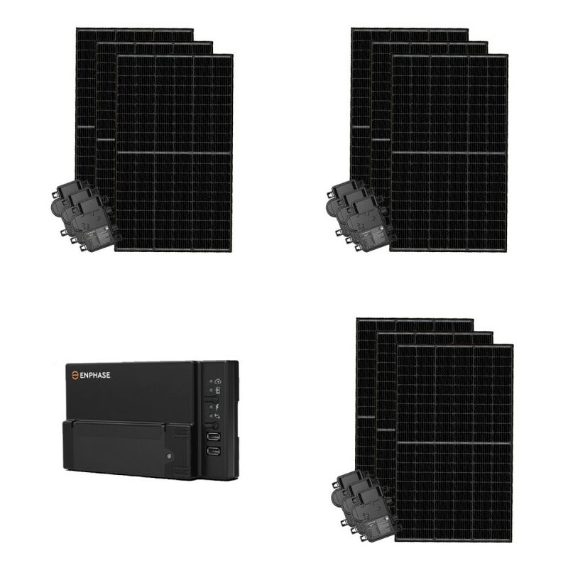 Kit photovoltaïque autoconsommation Thomson 9 modules 3,375KW - Tout inclus - accompagnement, démarches et installation