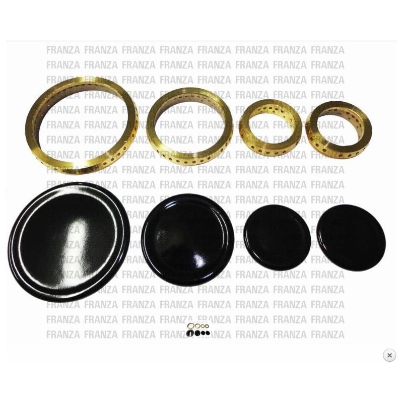 Kit piattelli coroncine bruciatori gas fuochi