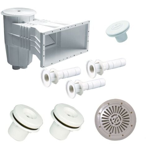 Kit pièces à sceller pour piscine 8m x 4m
