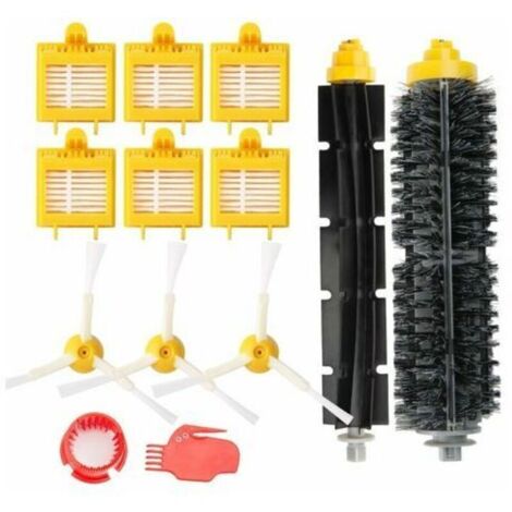 Kit Pièces accessoires pour iRobot Roomba série 700 760 761 765 770 772 776 780 785 786 790-Un Kit de 13 Remplaçant Brosse