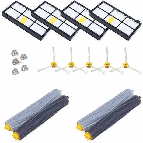 STOEX Kit Pièces accessoires pour iRobot Roomba serie 861、880、860、870、861、980、885、960、805 ect