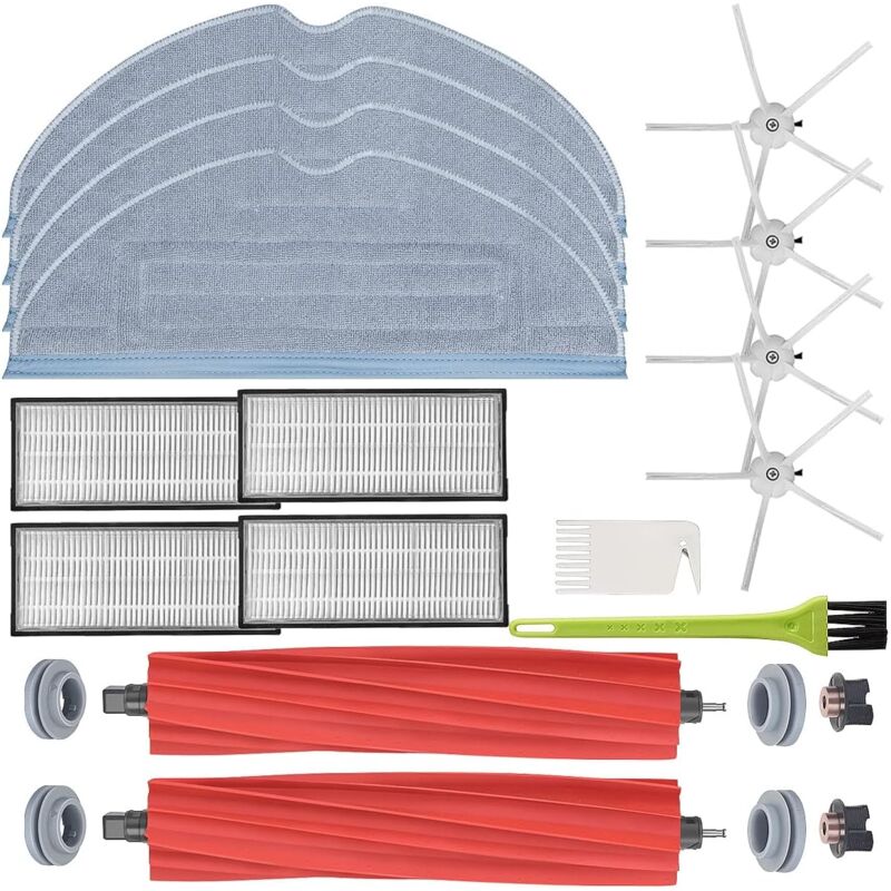 Kit Pièces d'rechange Compatible pour Roborock S7 S7 Plus S7 MaxV S7 MavV Ultra S7 Pro Ultra Aspirateur