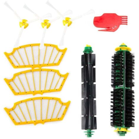 Kit Pièces Rechange Pour Robots Aspirateurs Série 500 Avec Têtes Nettoyage Rouges Vertes