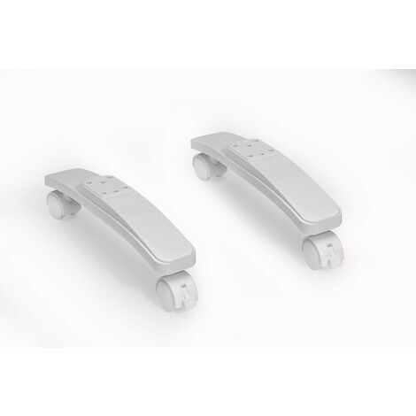 Kit piedini con ruote per termoconvettori serie Sirio Radialight Sirio ACSIR001 Bianco