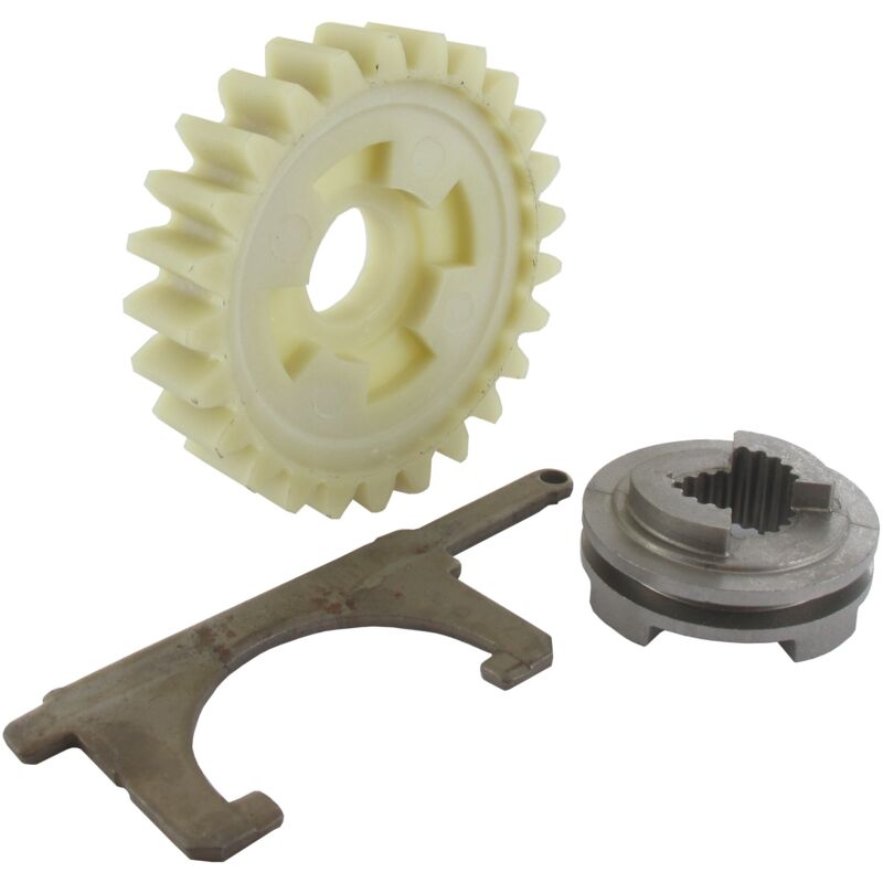 Kit pignon pour réparation du boitier inverseur 0306040001 sur motobineuses HUSQVARNA - PUBERT - STAUB (modèles avant 2012). Remplace origine
