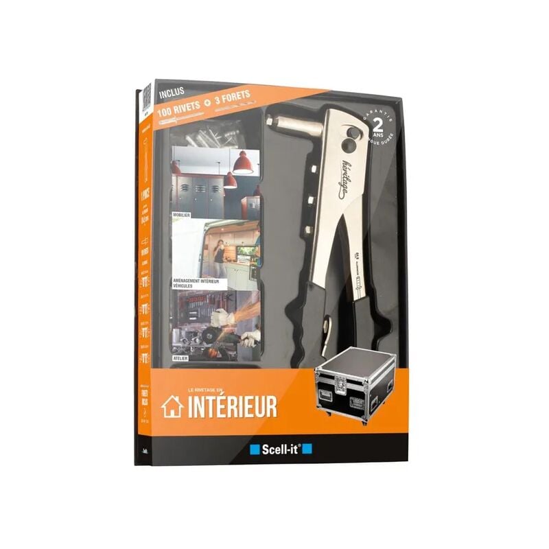 Scell-it - kit pince + rivets 25X4 interieur