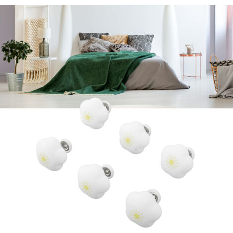 Kit Pinces Fixation Housse Couette Déterrable Anti-glissement 16Pcs - Blanc - Fleur Design