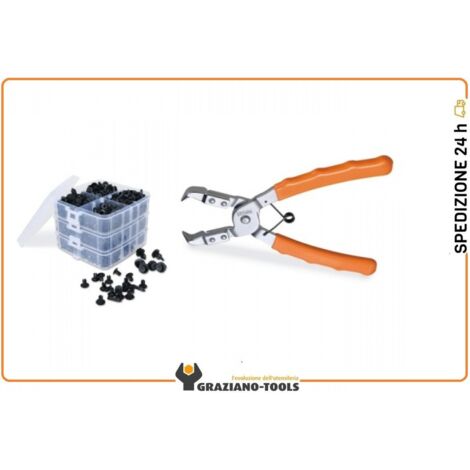 Kit Pinze Per Pioli Con Assortimento Clips In Plastica. - Beta 1478/K3