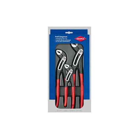 KIT PINZE REGOLABILI POLIGRIP 'ALLIGATOR' KNIPEX 3 Pezzi - KNIPEX