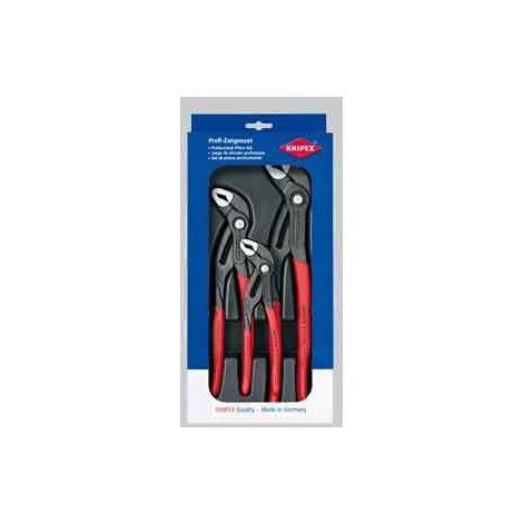 KIT PINZE REGOLABILI POLIGRIP 'COBRA' KNIPEX 3 Pezzi - KNIPEX