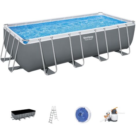 Kit piscine hors sol Bestway Power Steel 549x274x132cm