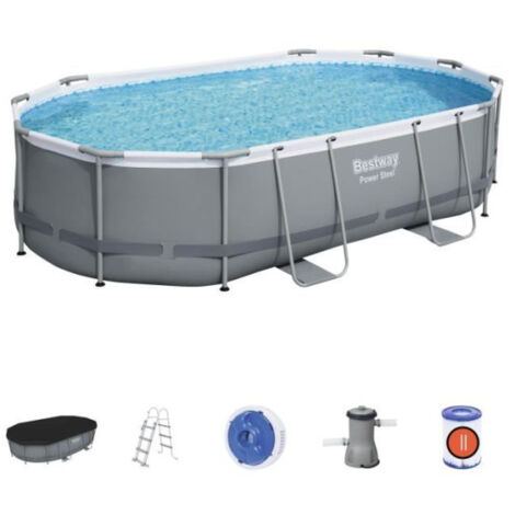 Blue Wave Filet Anti-Feuilles Pour Piscine Hors-Sol Ovale – 21 X 41 M, Maille Fine