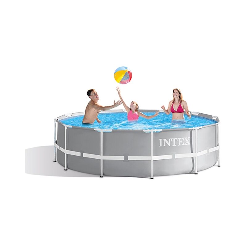 Intex - Piscine tubulaire ronde Prism Frame 3,66 x h 0,99 m