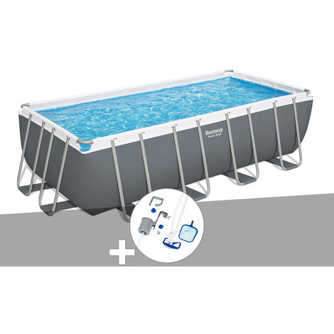 Piscine tubulaire rectangulaire Bestway Power Steel™ 9,56 x 4,88 x 1,32 m