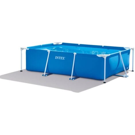 Tapis De Sol Pour Piscine, Hors Terre Tapis De Protection Bâche De Sol Rectangulaire,Bleu Pliable Imperméable, Protecteur De Sol Piscine Pour Rectangulaire Piscines,2,5x3,4 M