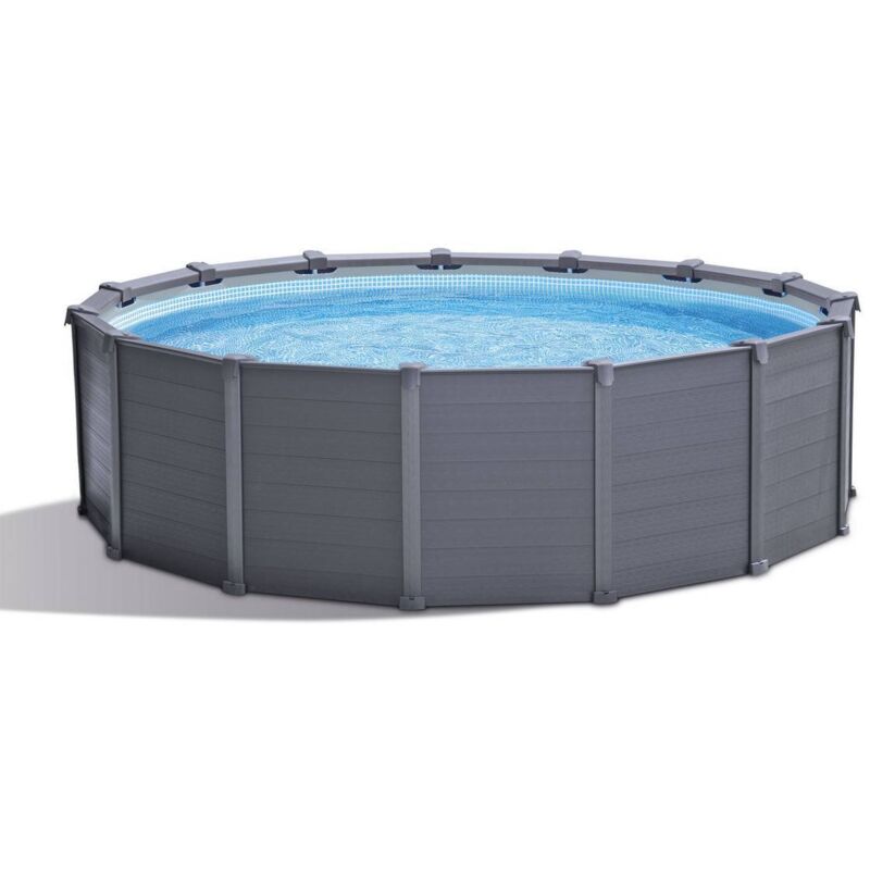 INTEX Pool, Rund, BxH: 478x124, grau