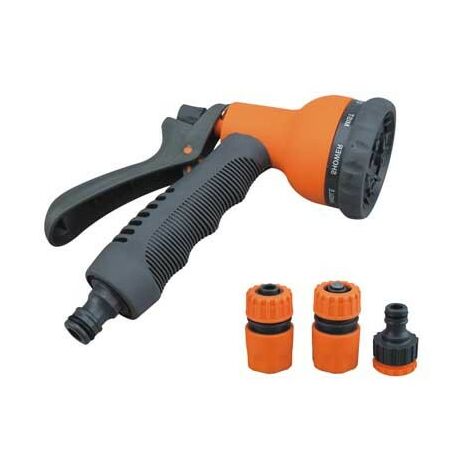 Kit pistola multigetto per innaffiare Cardinale set 4 pezzi