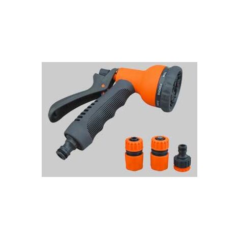 Kit pistola multigetto per innaffiare ideal star set 4 pezzi