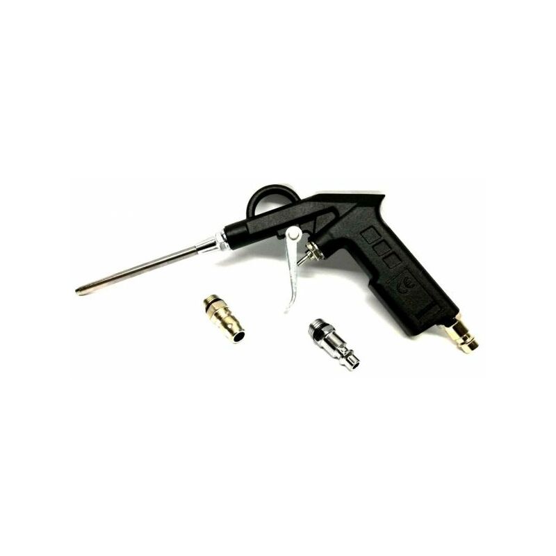 Image of Exsensa - kit pistola soffiaggio aria compressa +accessori compressore canna lunga innesto