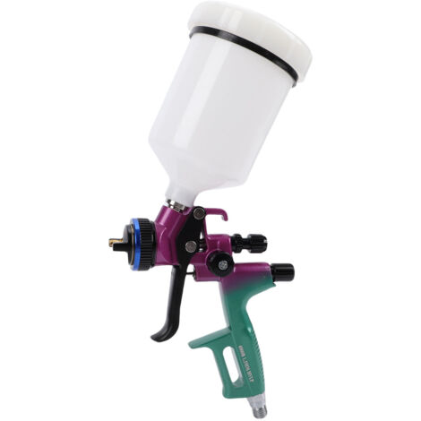 Kit pistolet à peinture HVLP professionnel pour meubles et projets de décoration murale, avec godet de 600 ml et buse de 1,3 mm