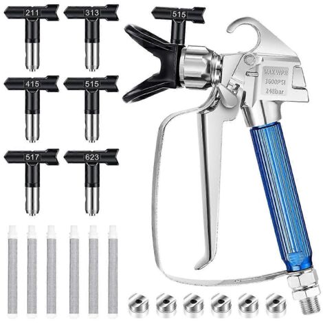Kit pistolet à peinture sans air pour machine de pulvérisation sans air (voir illustration)