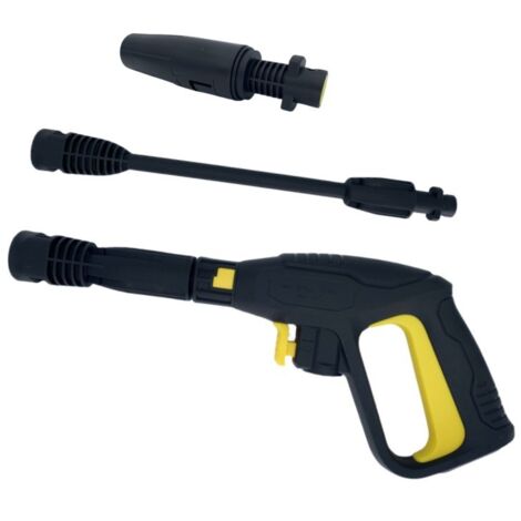 Kit pistolet de pulvérisation et rampe pour nettoyeurs haute pression Karcher K2 K3 K4 K5 K6 K7, avec buses réglables, pression jusqu'à 2320 PSI.