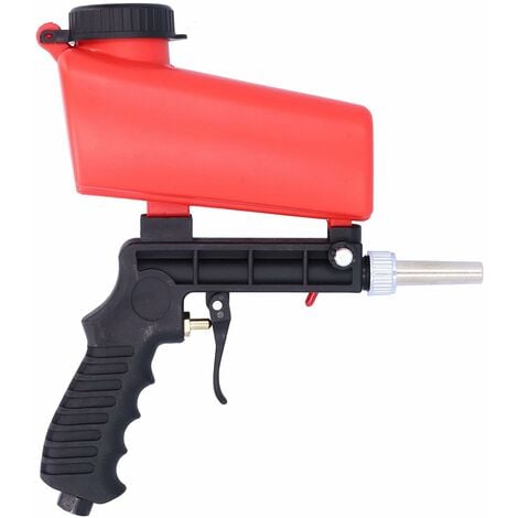 Kit pistolet de sablage portable, sablage pneumatique pour le polissage du métal